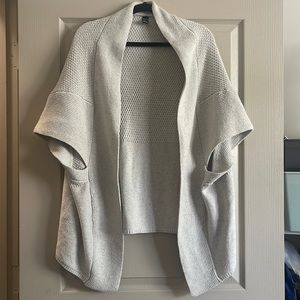 Muted Grey Oversized Cardigan
